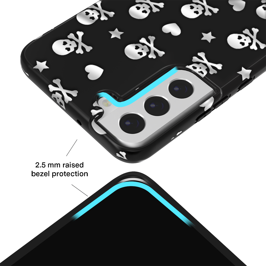 Chrome Skulls Samsung Case