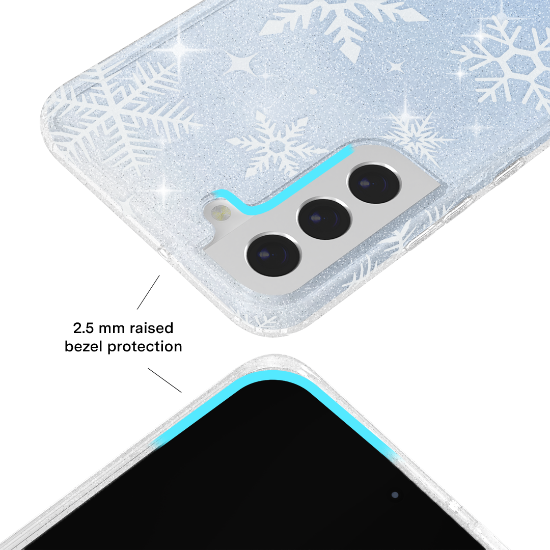 Snow Angel Glitter Samsung Case