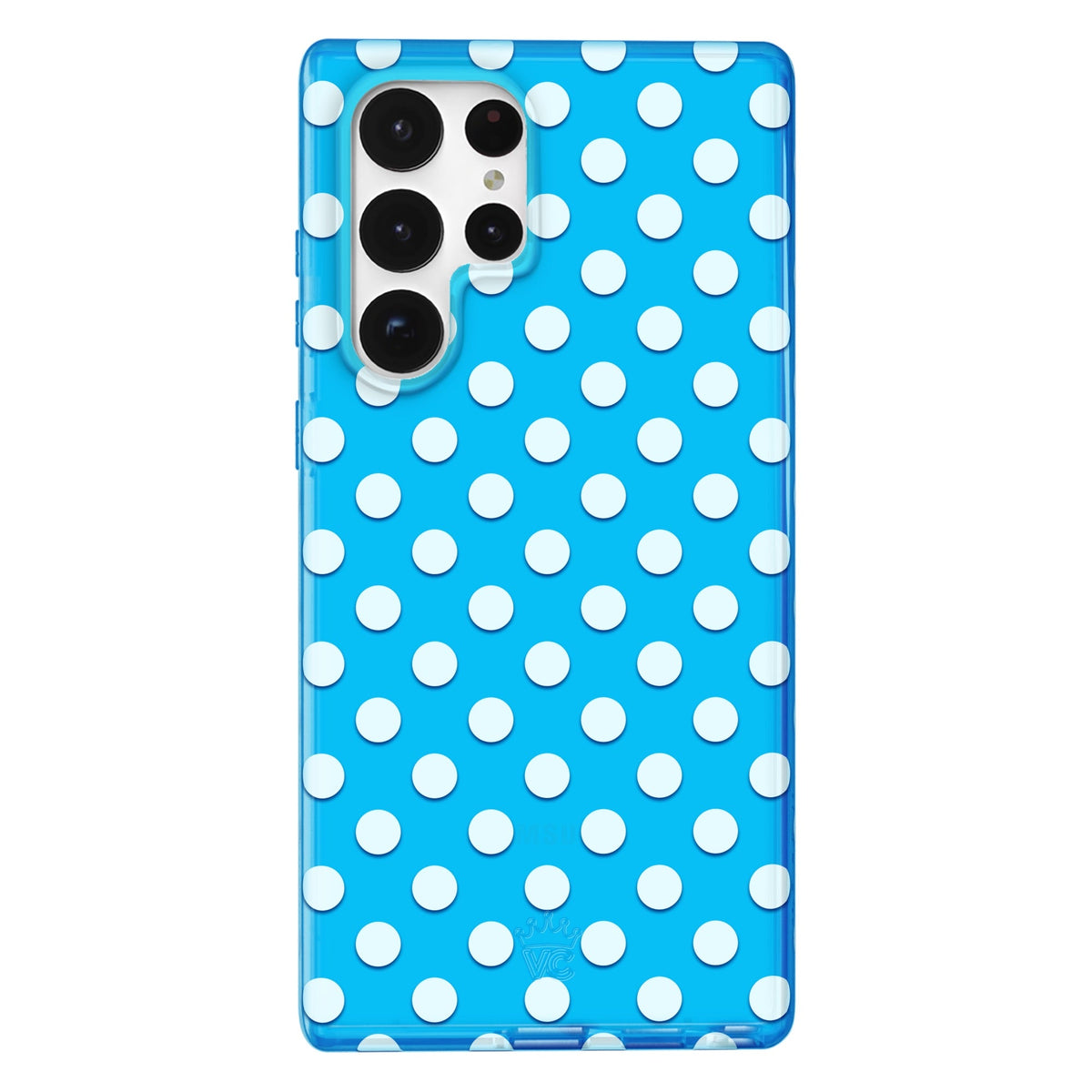 Aquamarine Polka Dot Samsung Case