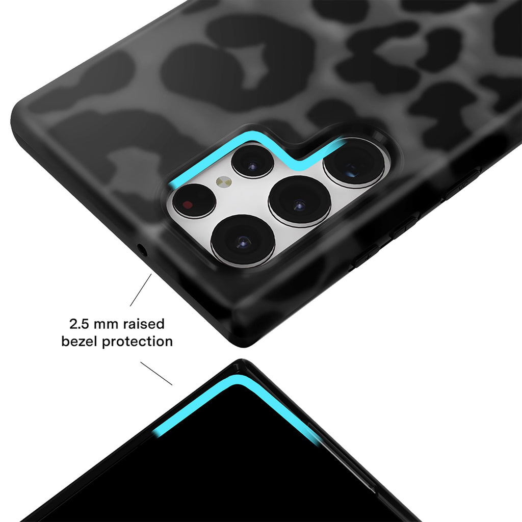 It Girl Black Leopard Samsung Case