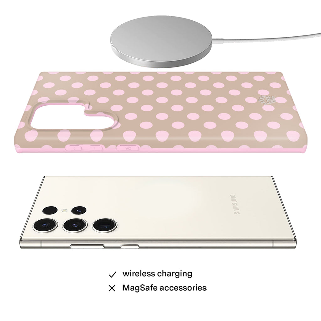 Brown Sugar Polka Dot Samsung Case