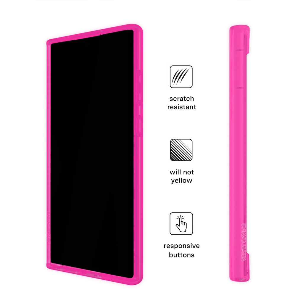 Pink Sapphire Jelly Samsung Case
