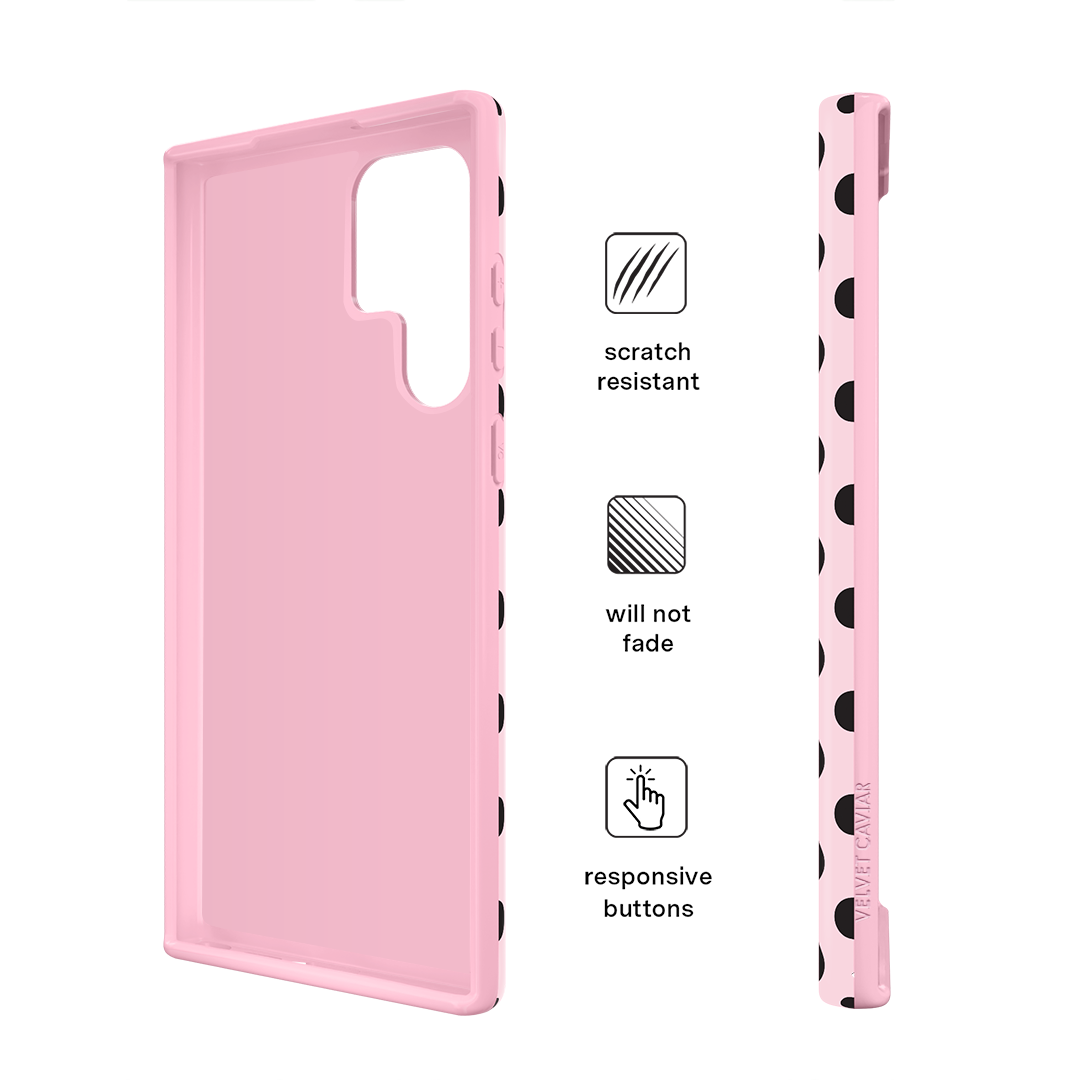 Princess Pink Polka Dot Samsung Case