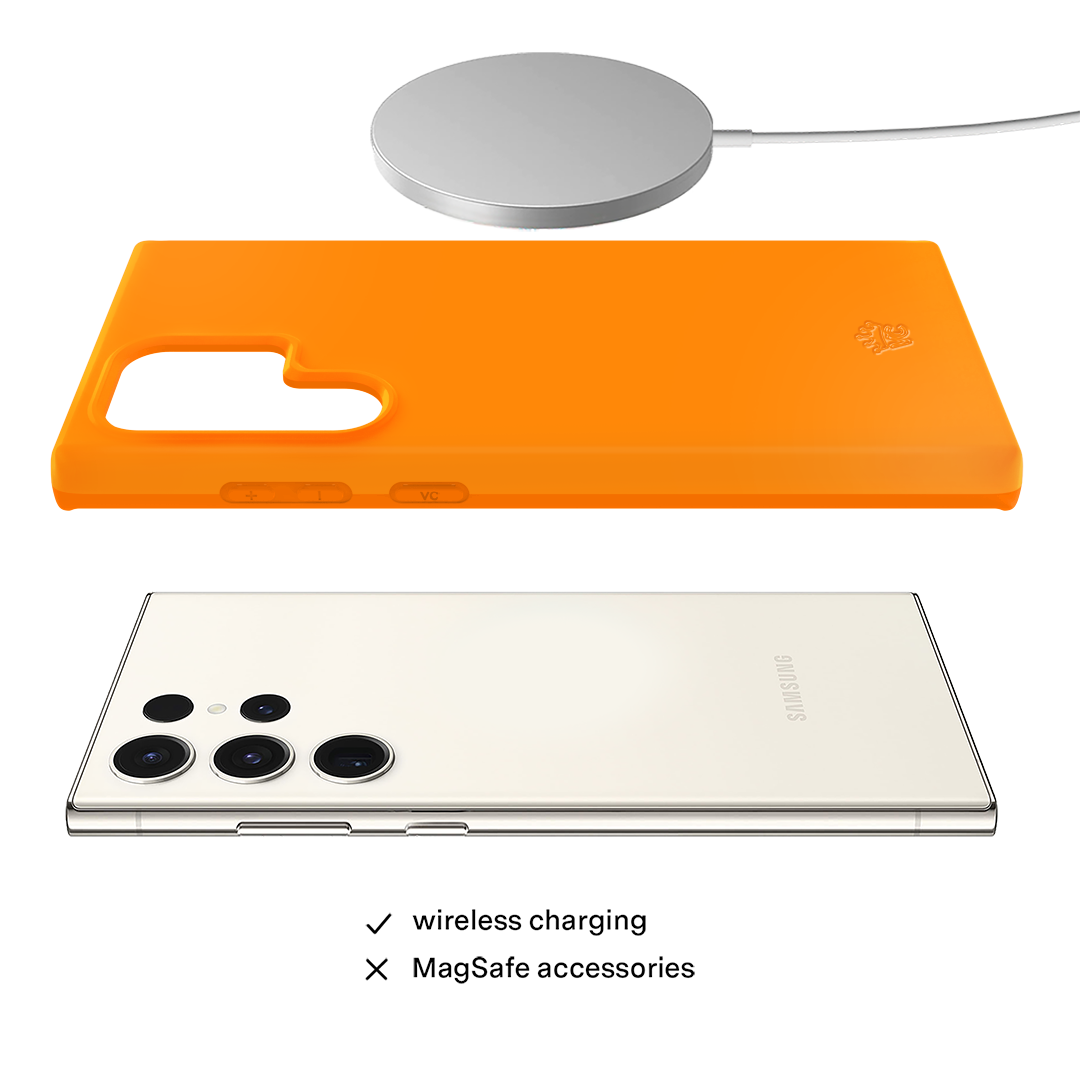 Pumpkin Spice Orange Samsung Case