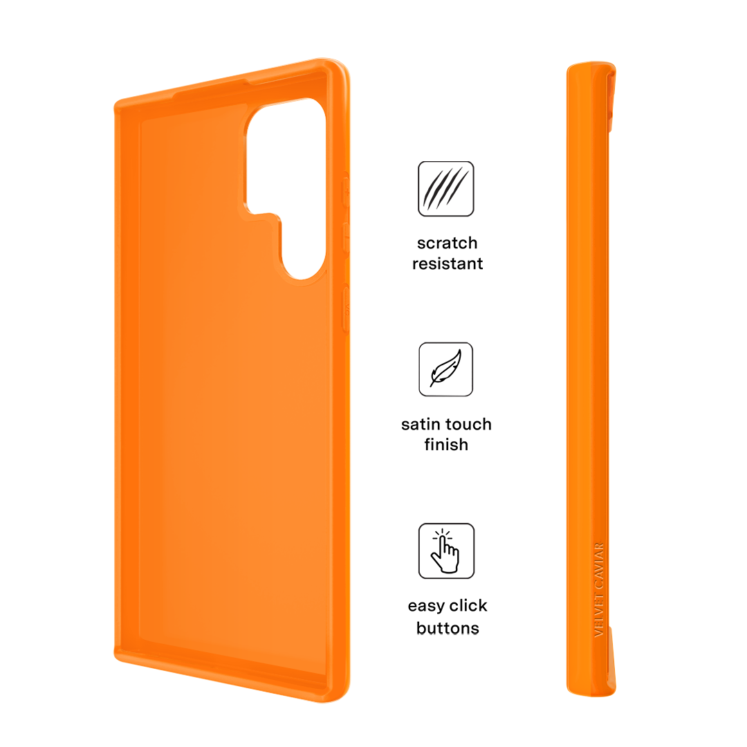 Pumpkin Spice Orange Samsung Case