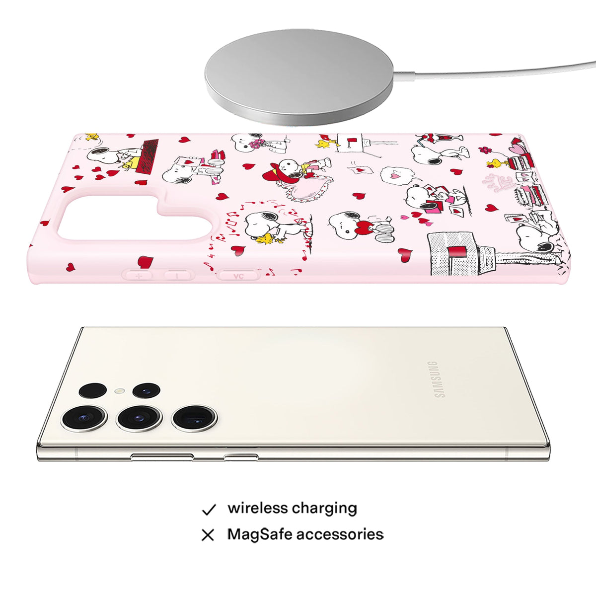 Snoopy Lovely Moods Samsung Case