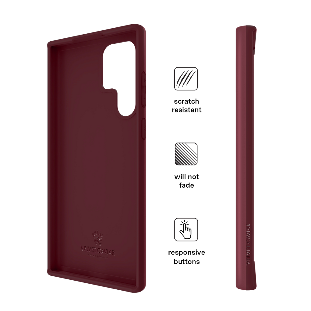 Burgundy 1990 Samsung Case