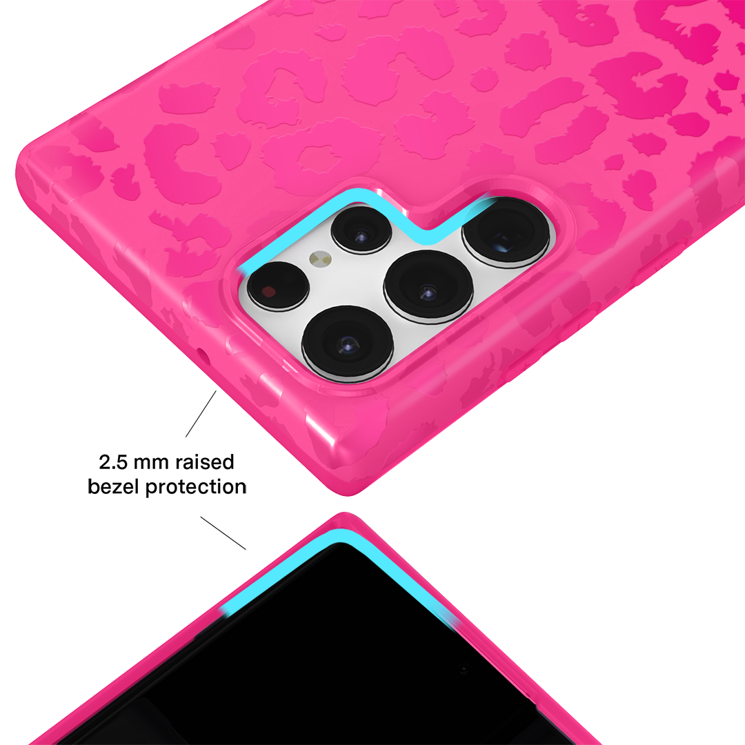 Even Hotter Pink Leopard Samsung Case