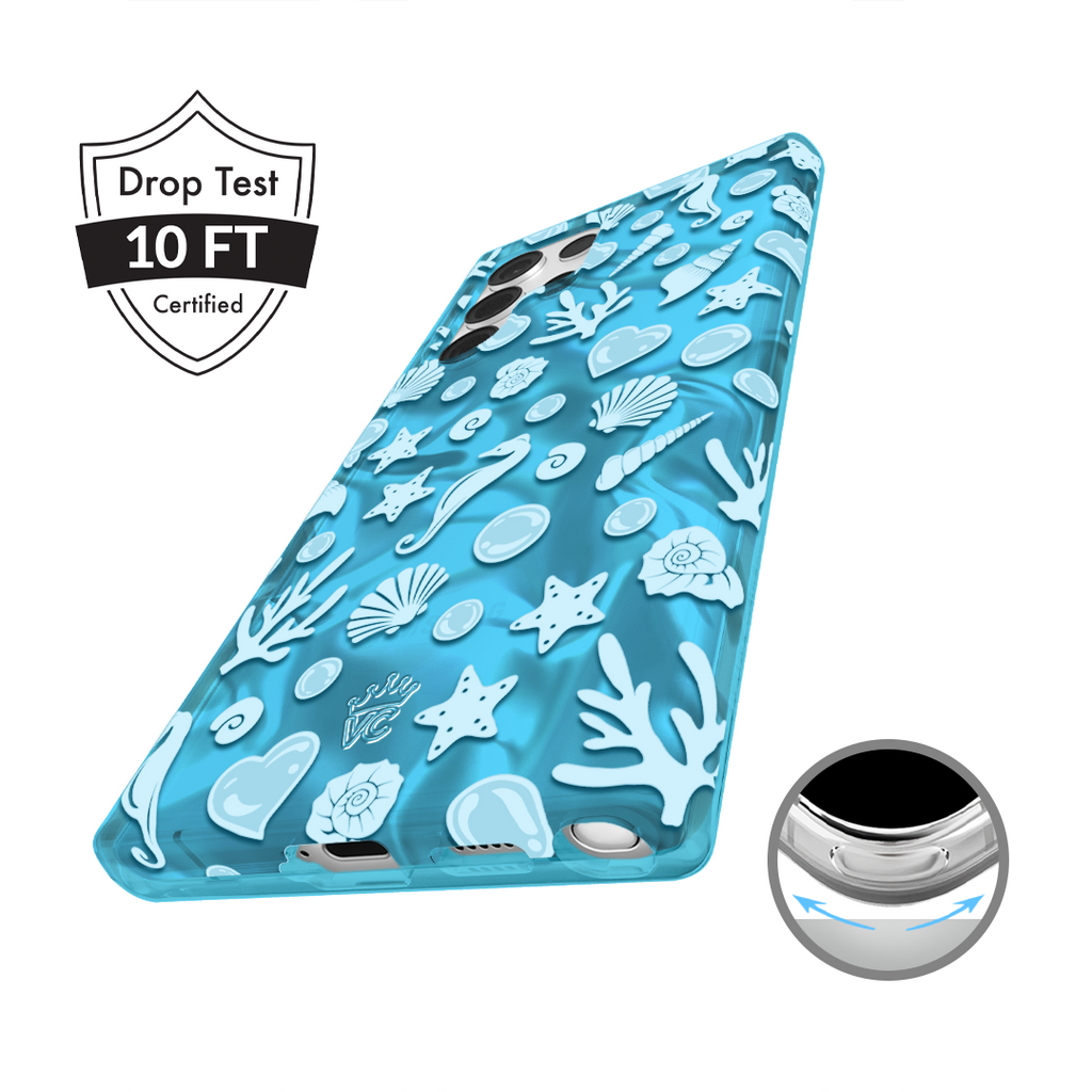 Aquamarine Holo Samsung Case