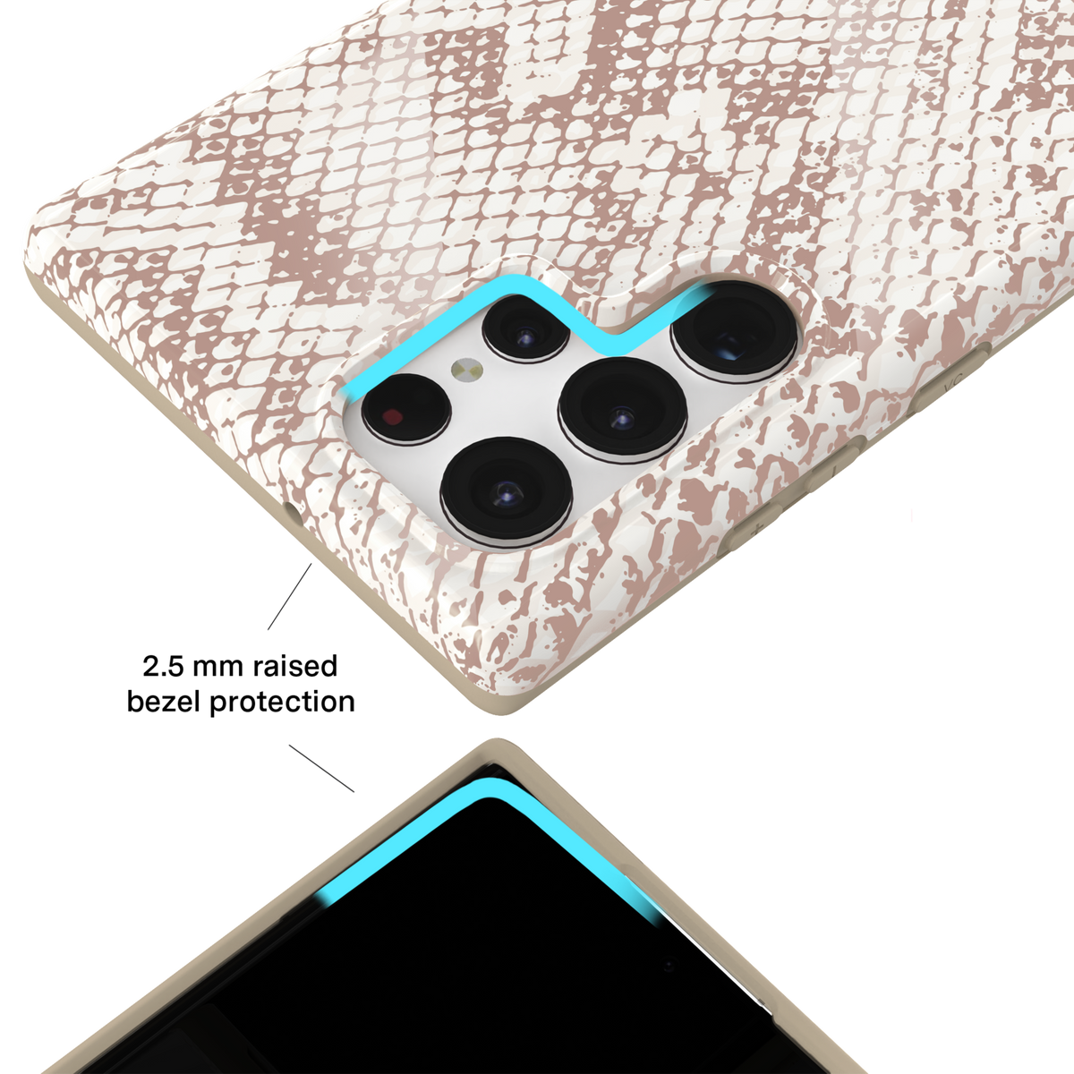 Nude Python Samsung Case