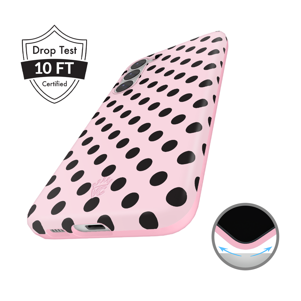 Princess Pink Polka Dot Samsung Case