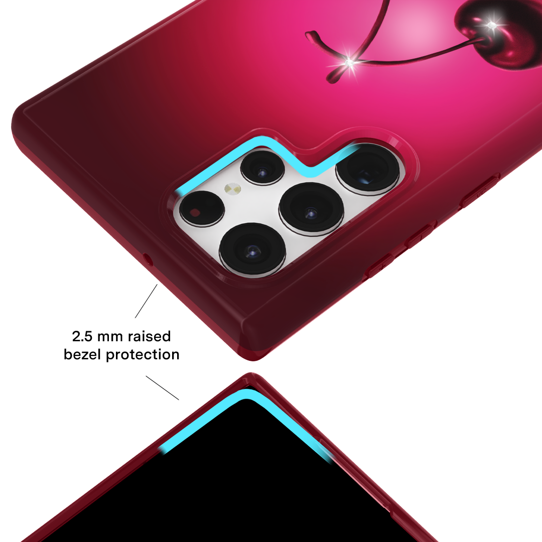 Black Cherry Crystal Samsung Case