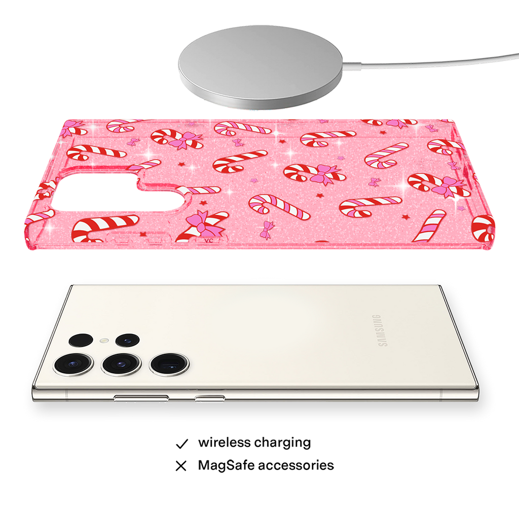 Pink Peppermint Princess Samsung Case