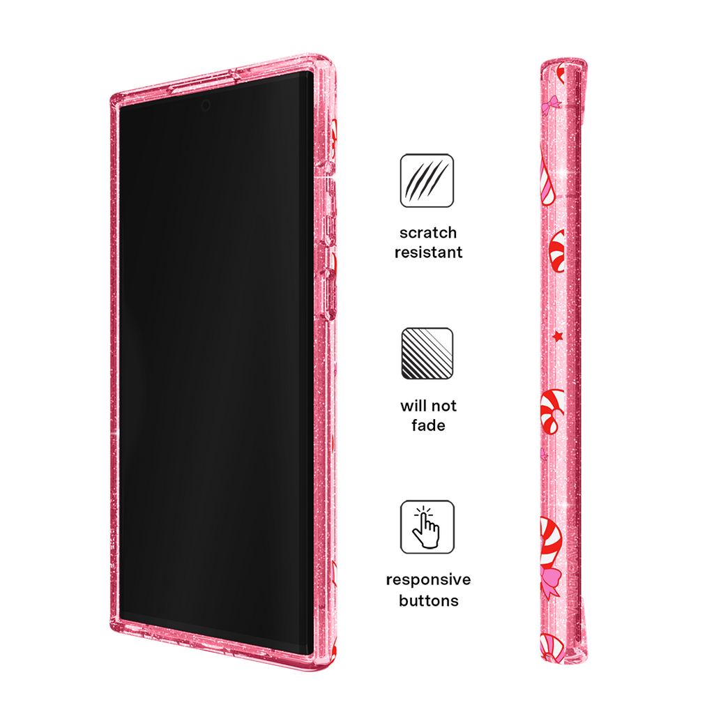 Pink Peppermint Princess Samsung Case