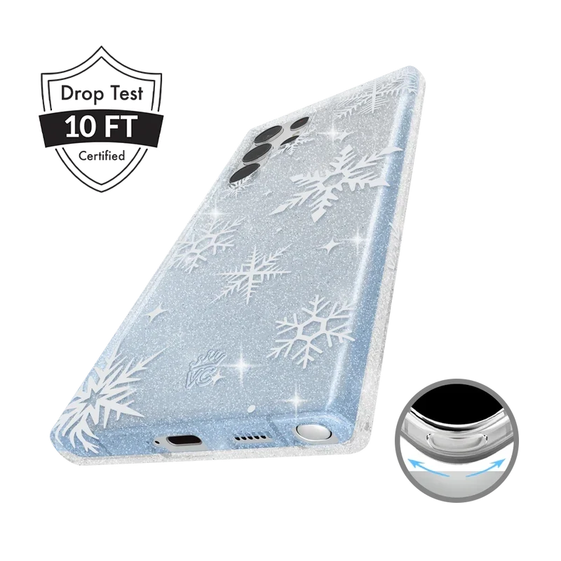 Snow Angel Glitter Samsung Case