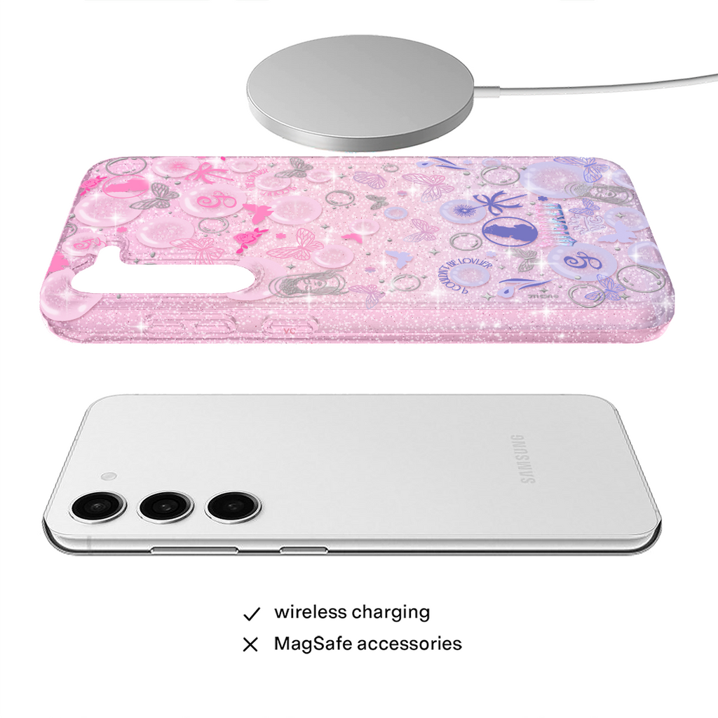 Wicked Glinda’s Bubble Glitter Samsung Case
