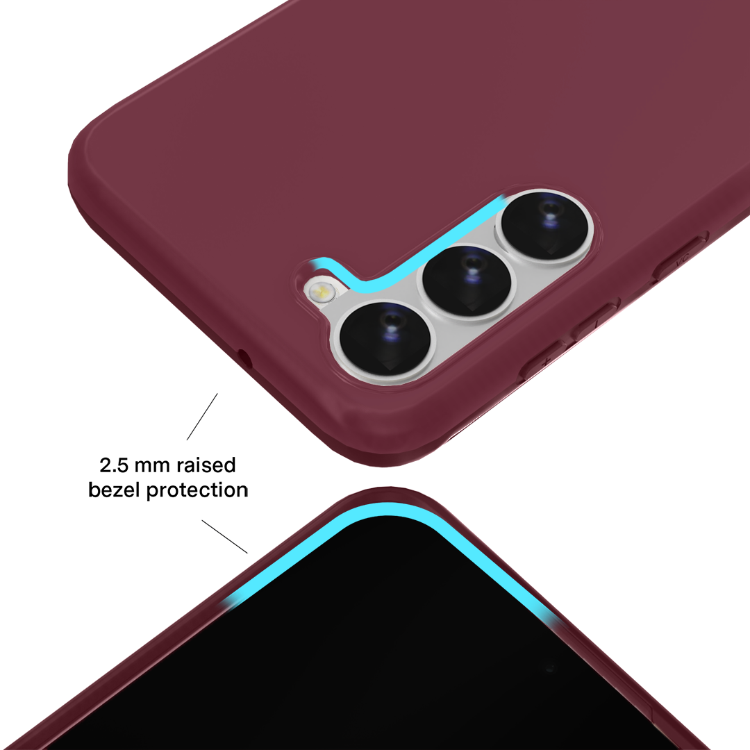 Burgundy 1990 Samsung Case