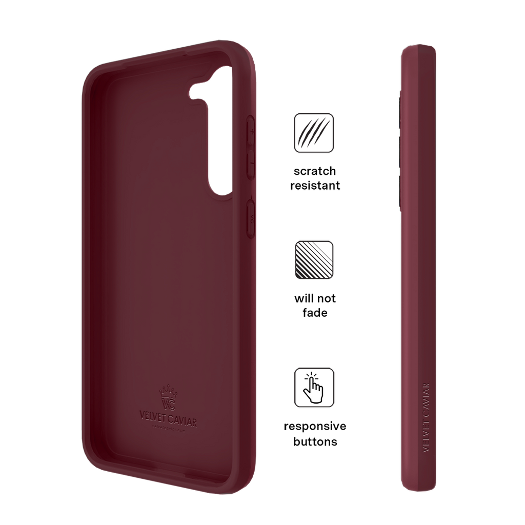 Burgundy 1990 Samsung Case