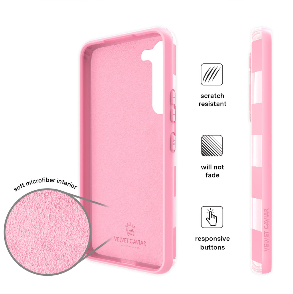 Pink Vibe Checkered Samsung Case
