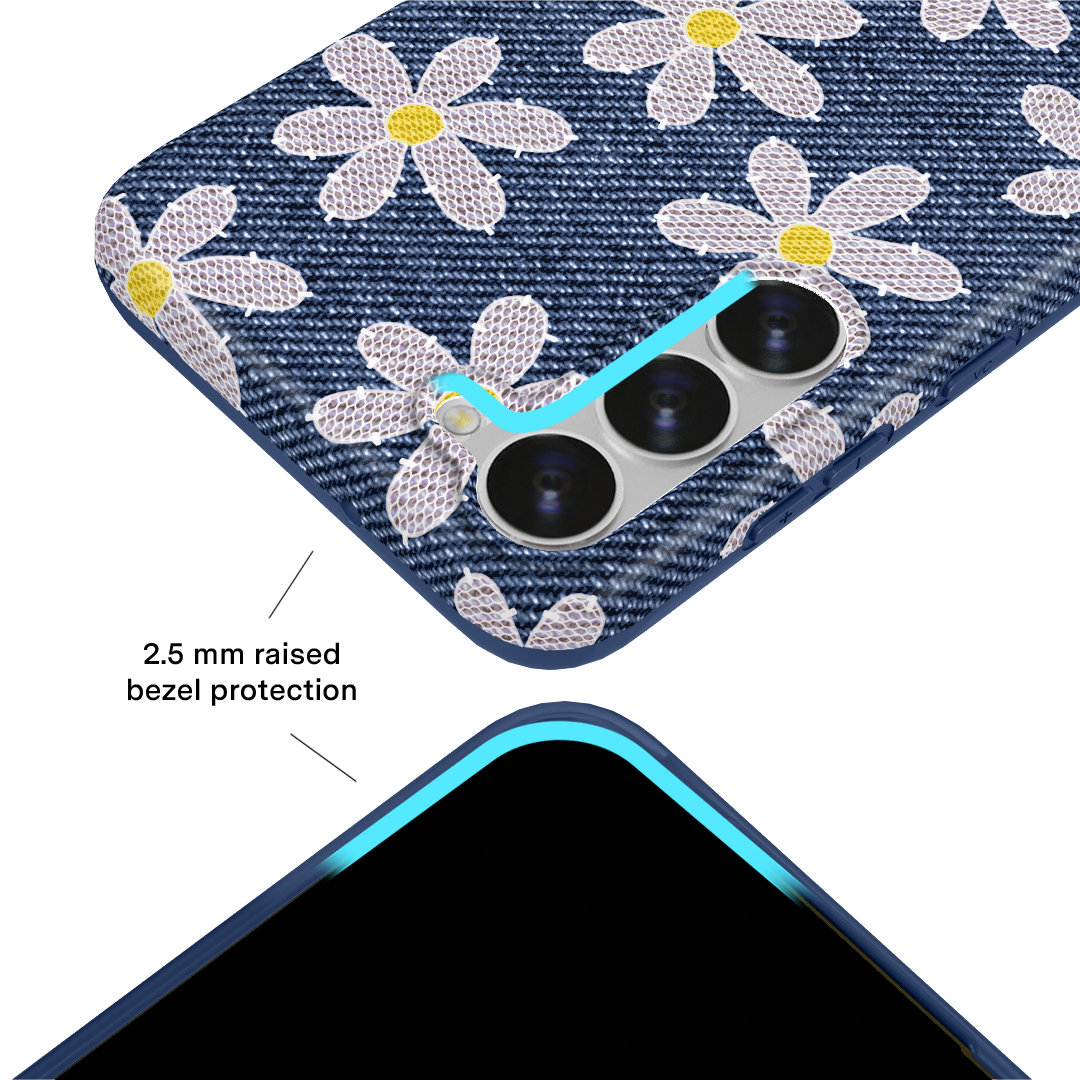 Denim Daisy Samsung Case