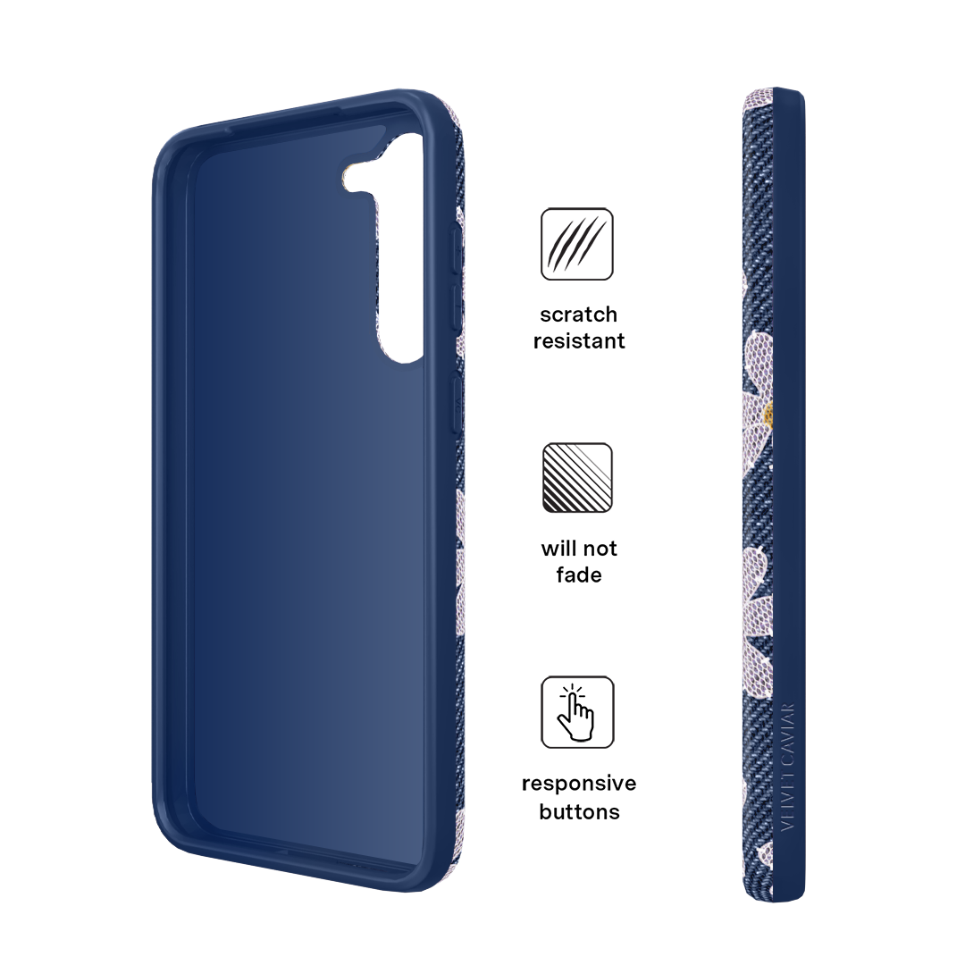 Denim Daisy Samsung Case