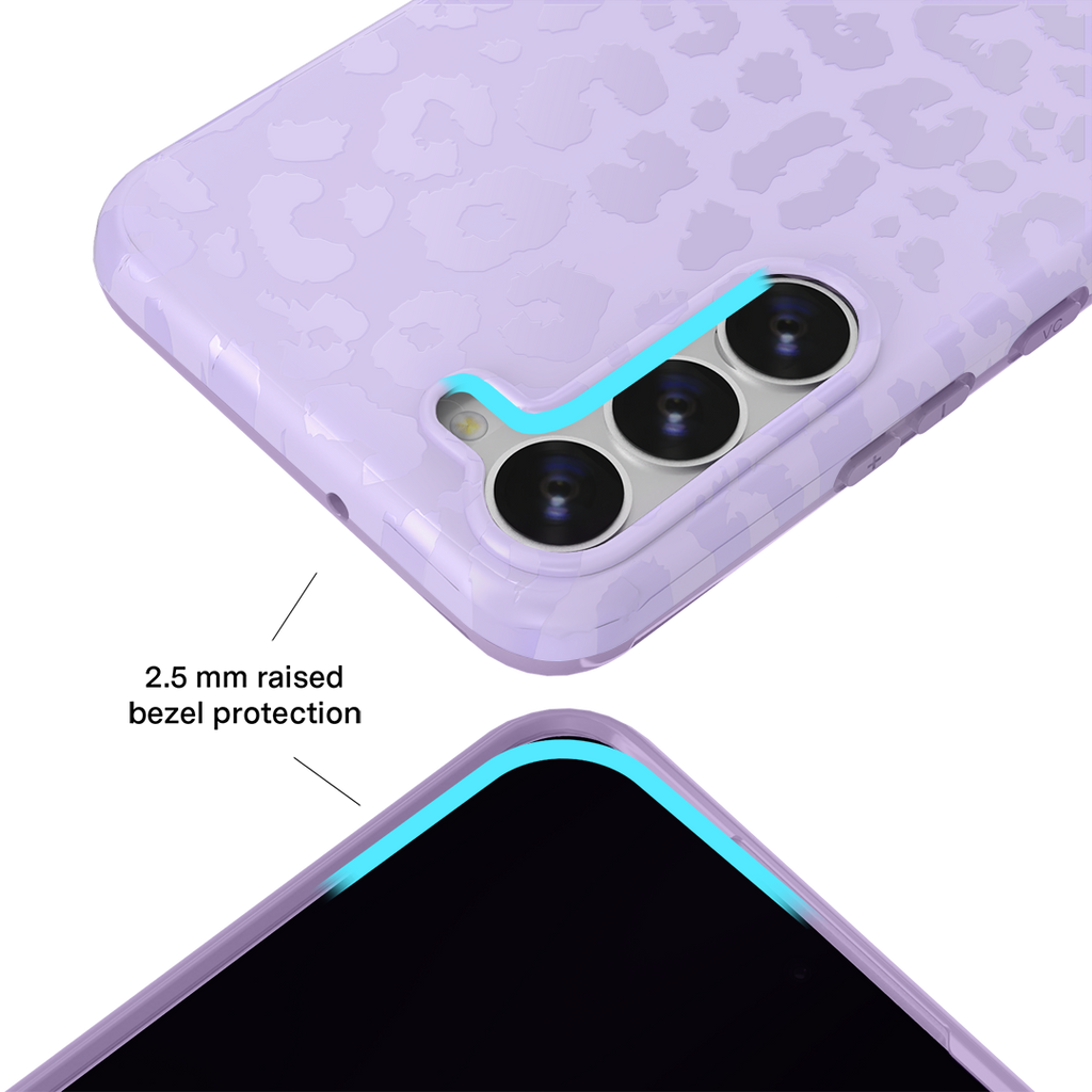 Lilac Leopard Samsung Case