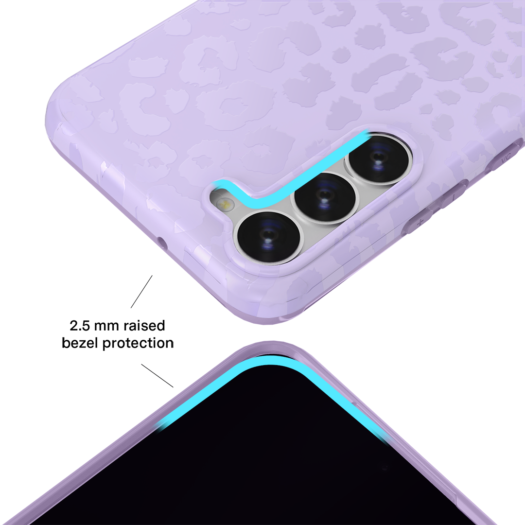Lilac Leopard Samsung Case