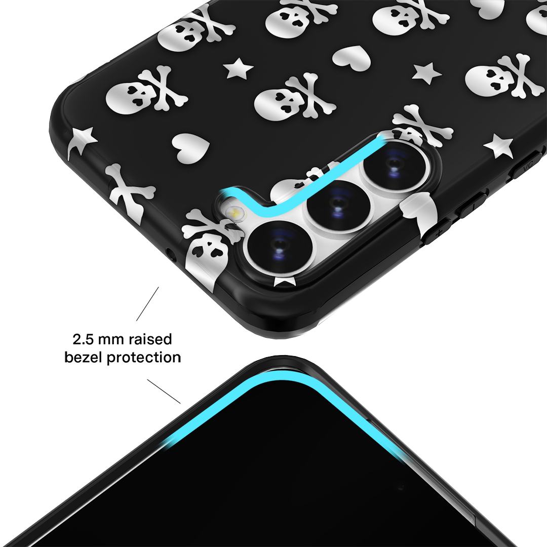 Chrome Skulls Samsung Case