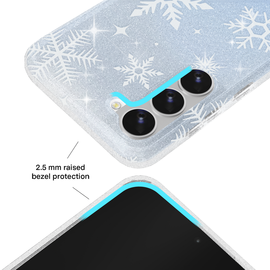 Snow Angel Glitter Samsung Case