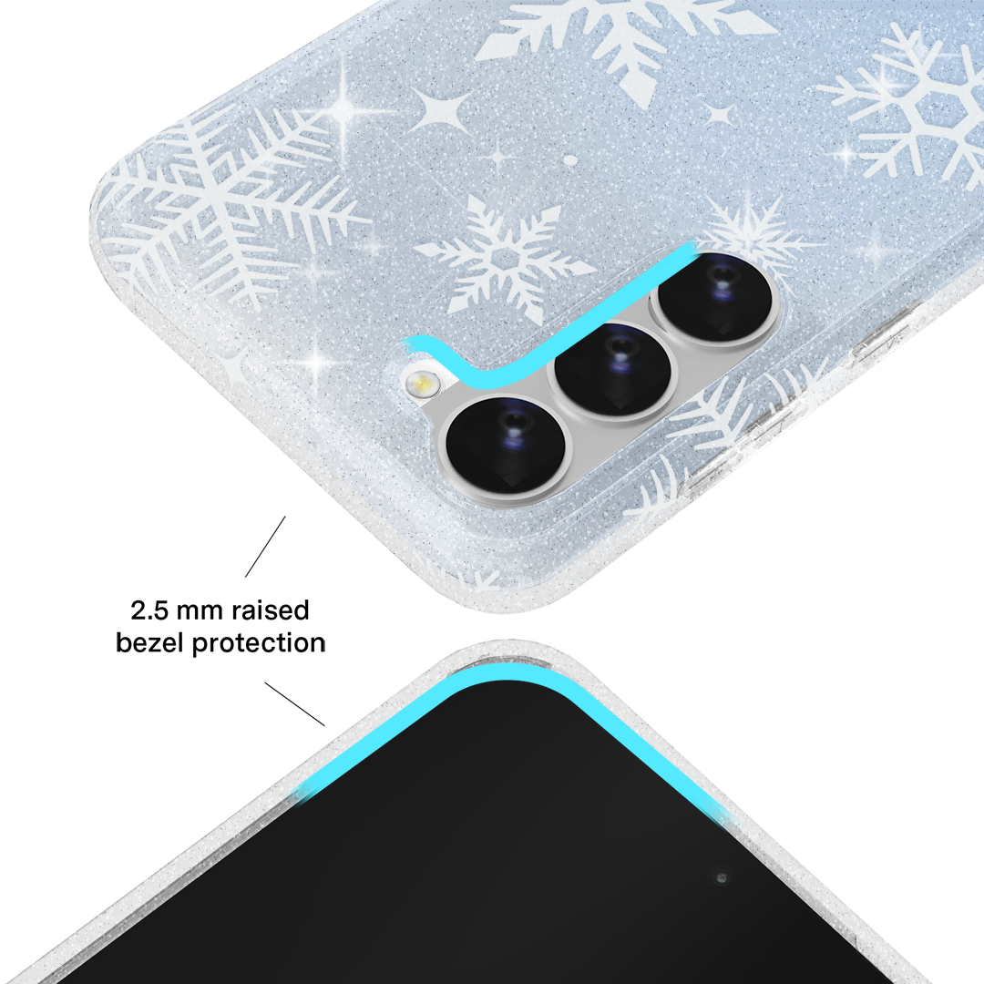 Snow Angel Glitter Samsung Case