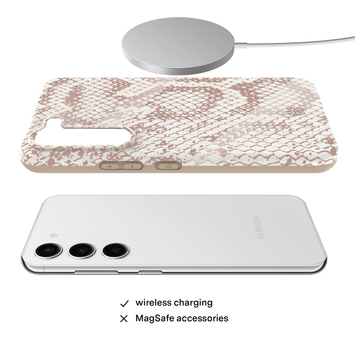 Nude Python Samsung Case