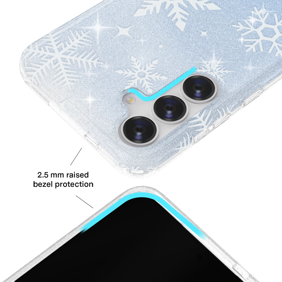 Snow Angel Glitter Samsung Case
