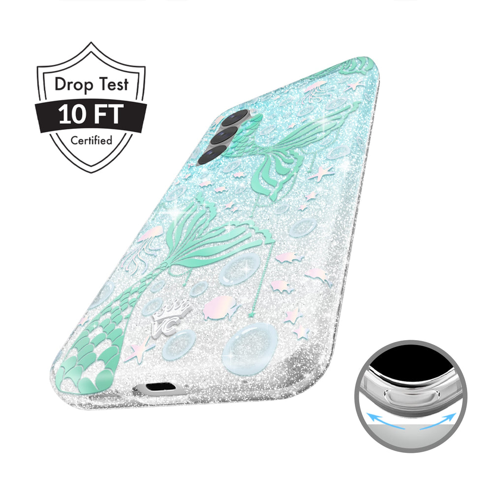 Mermaid Glitter Holo Samsung Case