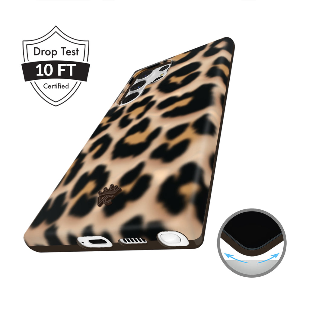 It Girl Blonde Leopard Samsung Case