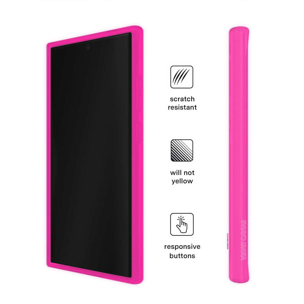 Pink Sapphire Jelly Samsung Case