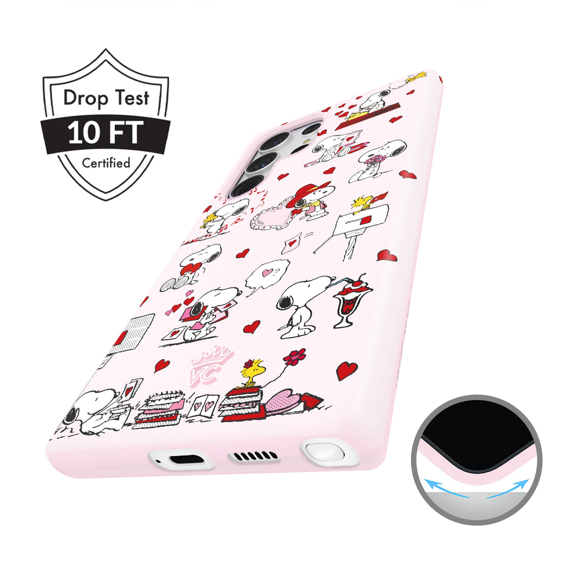 Snoopy Lovely Moods Samsung Case