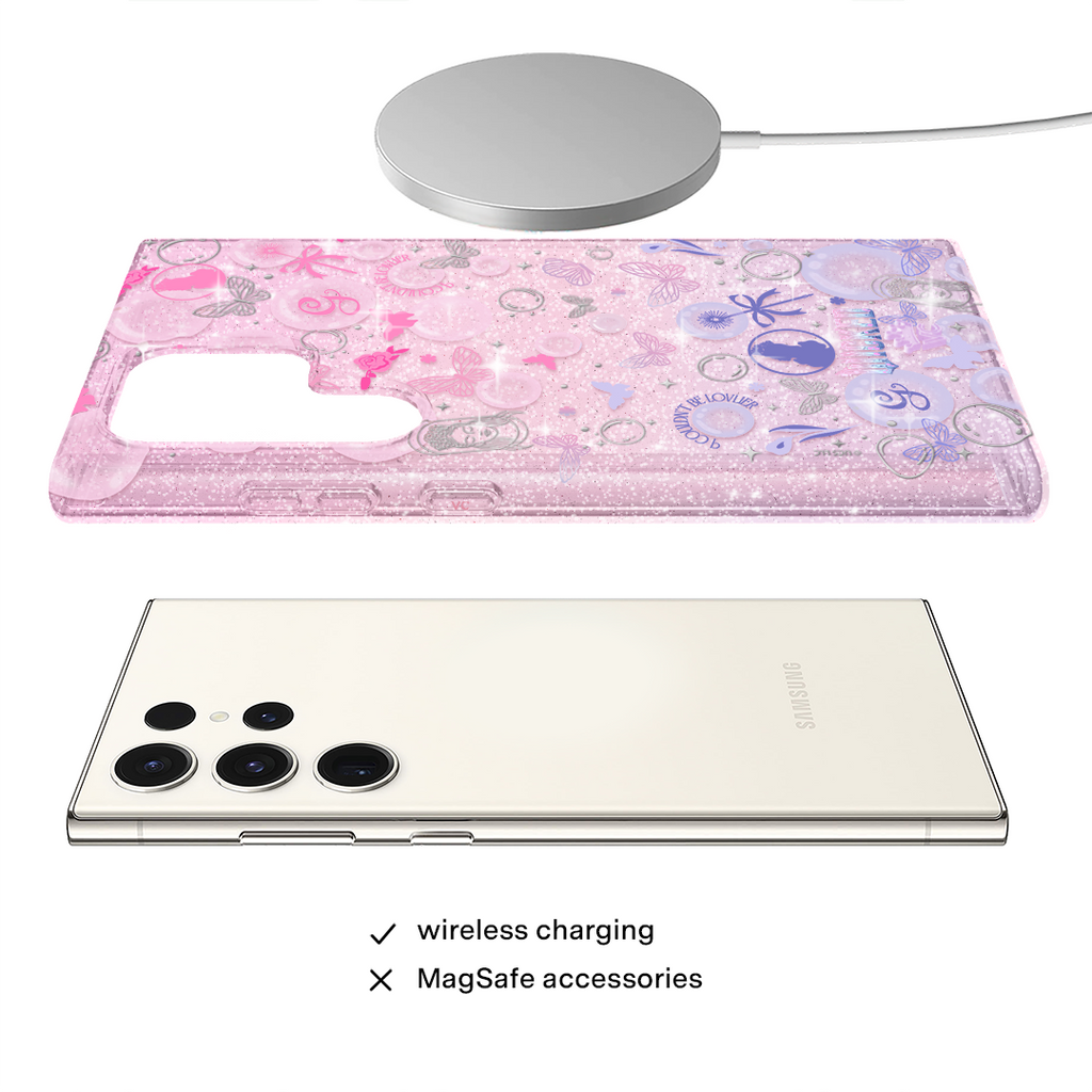 Wicked Glinda’s Bubble Glitter Samsung Case
