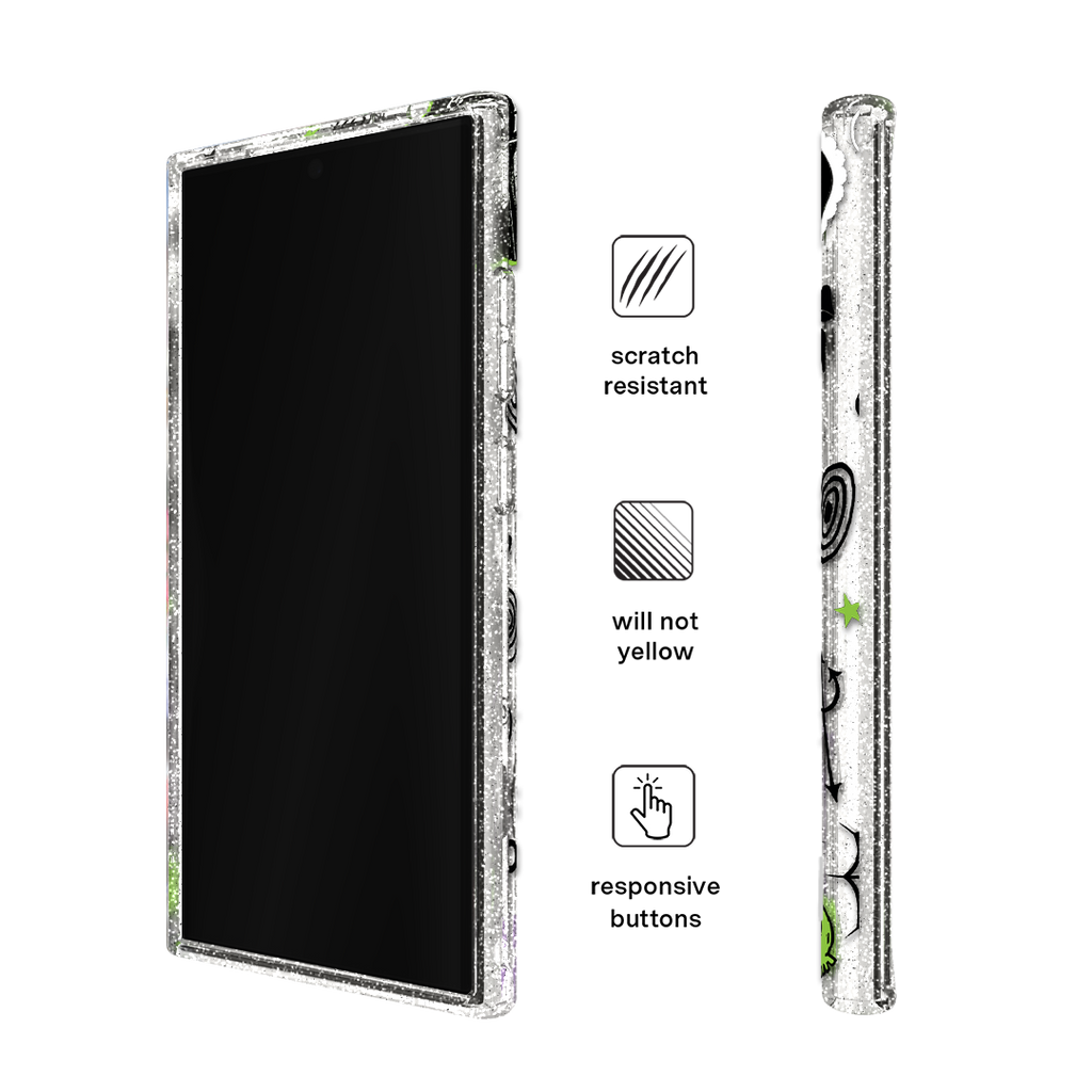 Beetlejuice Ghost with the Most Samsung Case
