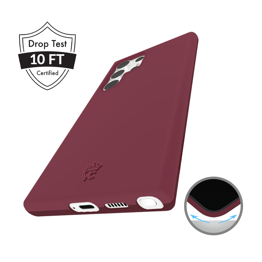 Burgundy 1990 Samsung Case