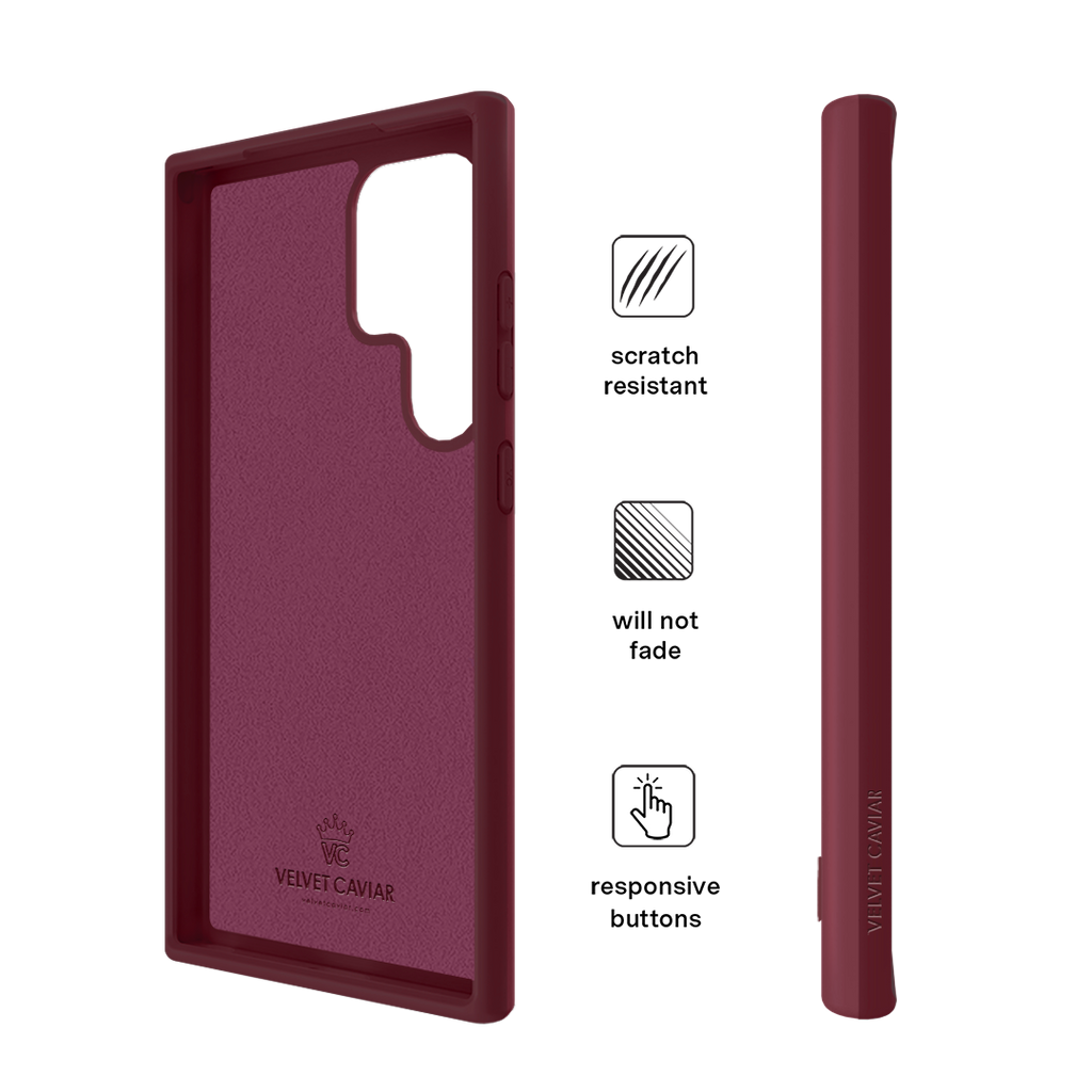 Burgundy 1990 Samsung Case