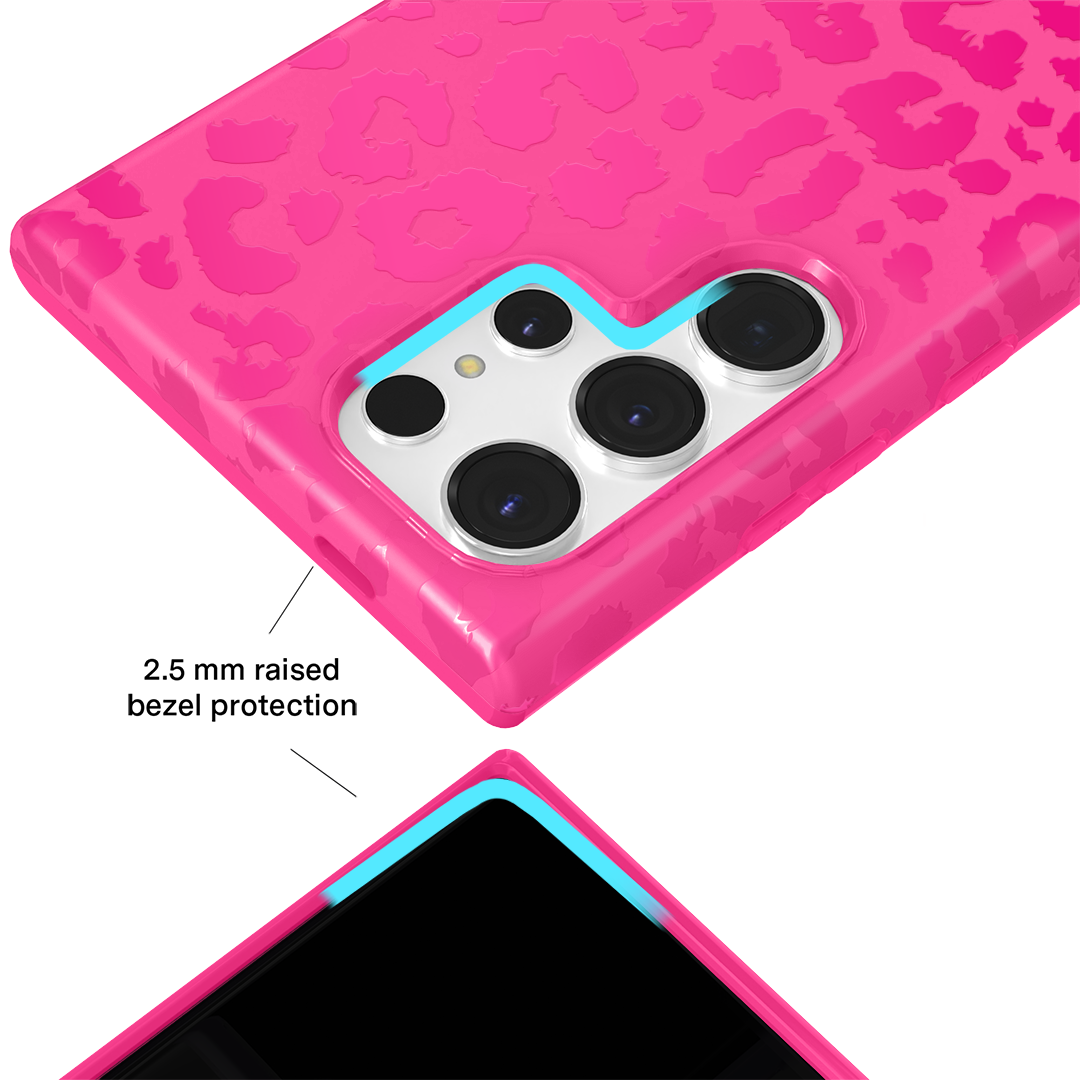 Even Hotter Pink Leopard Samsung Case