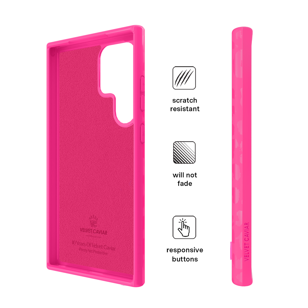 Even Hotter Pink Leopard Samsung Case