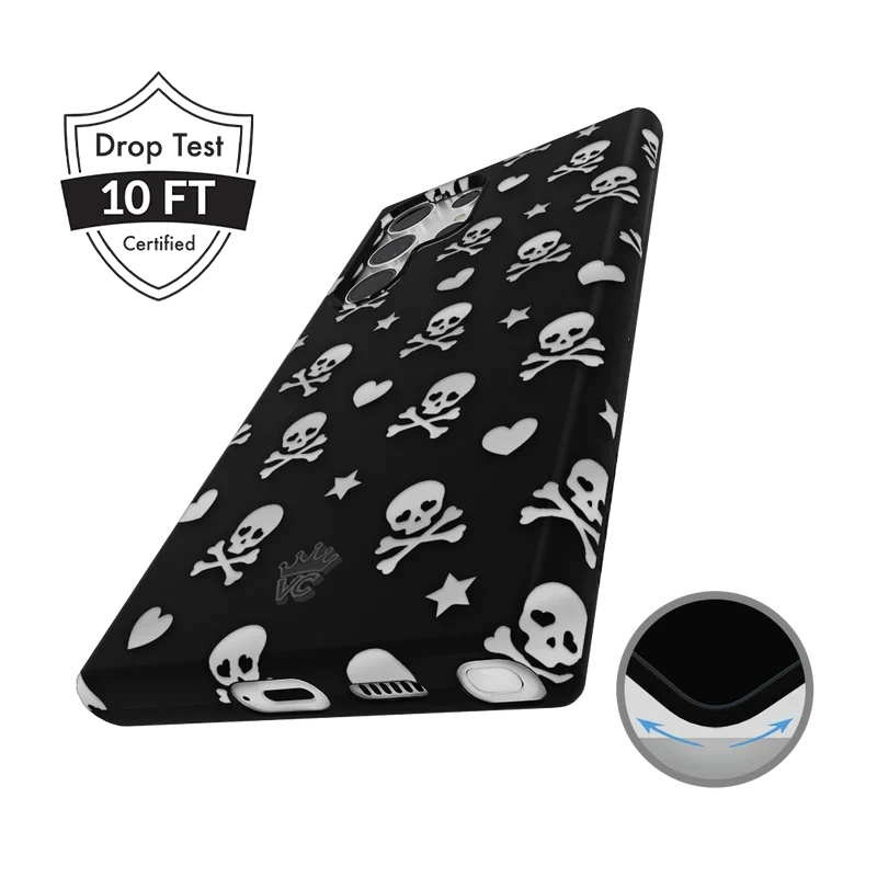 Chrome Skulls Samsung Case
