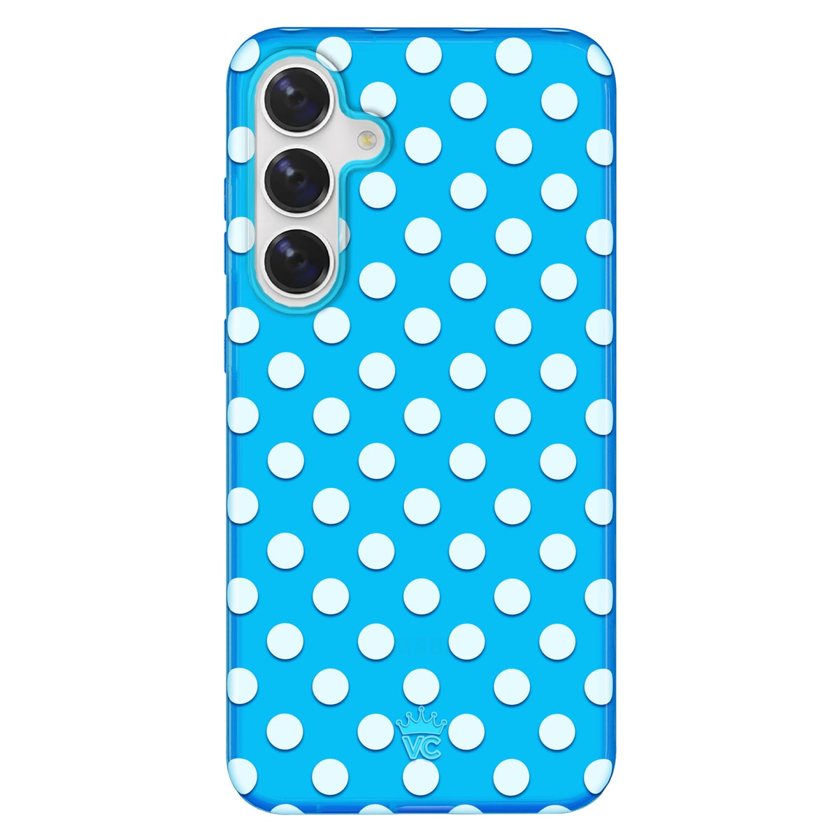 Aquamarine Polka Dot Samsung Case