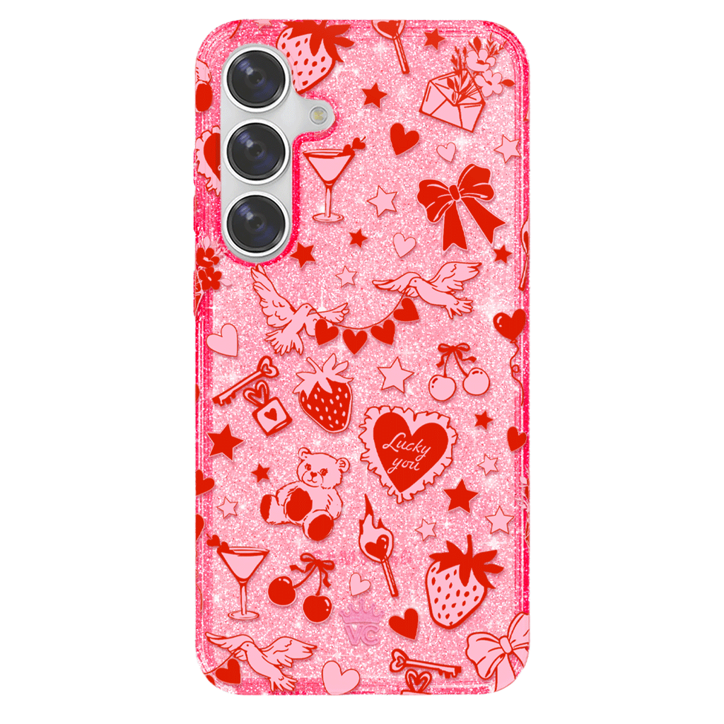 Be Mine Glitter Samsung Case