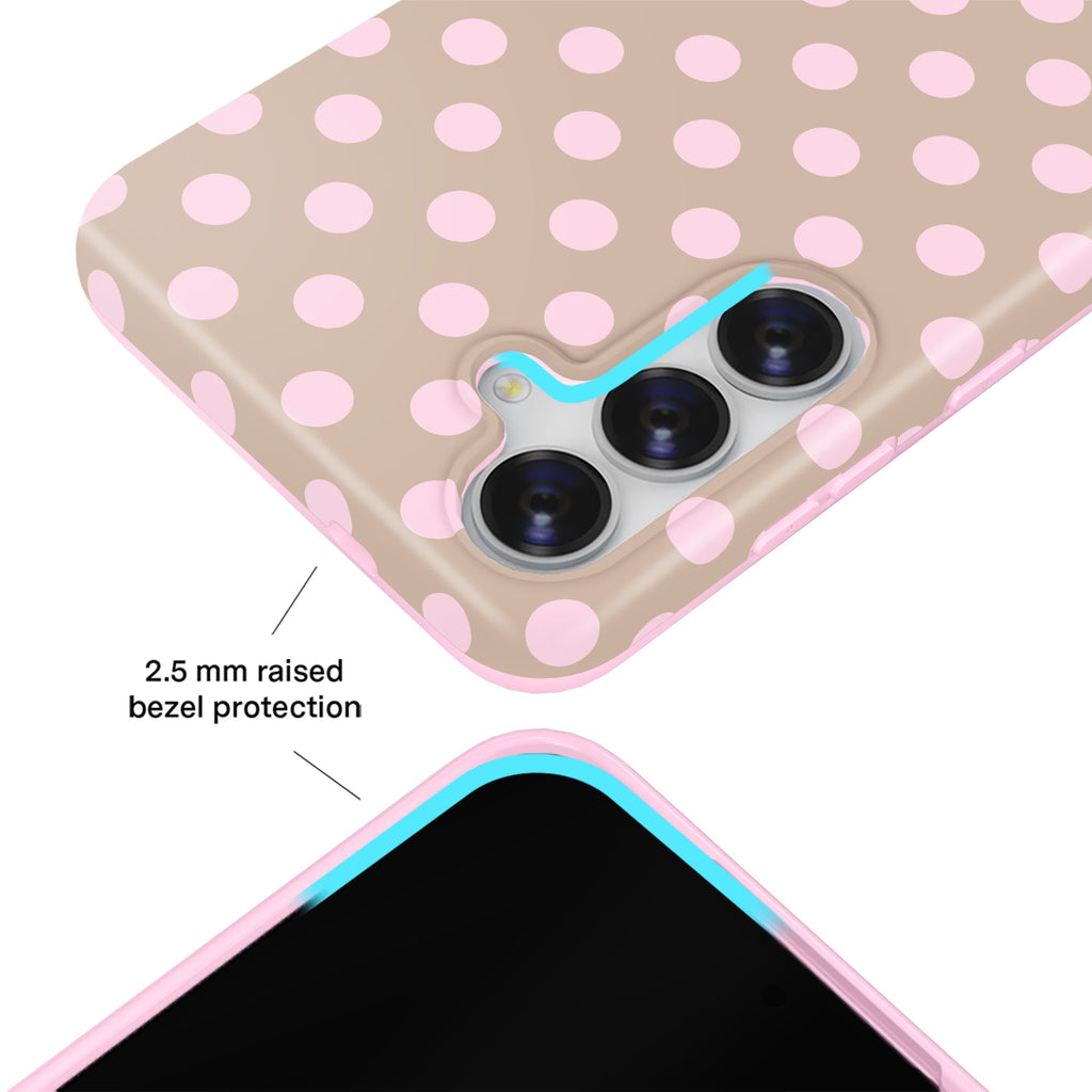 Brown Sugar Polka Dot Samsung Case