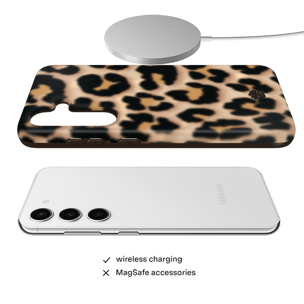 It Girl Blonde Leopard Samsung Case