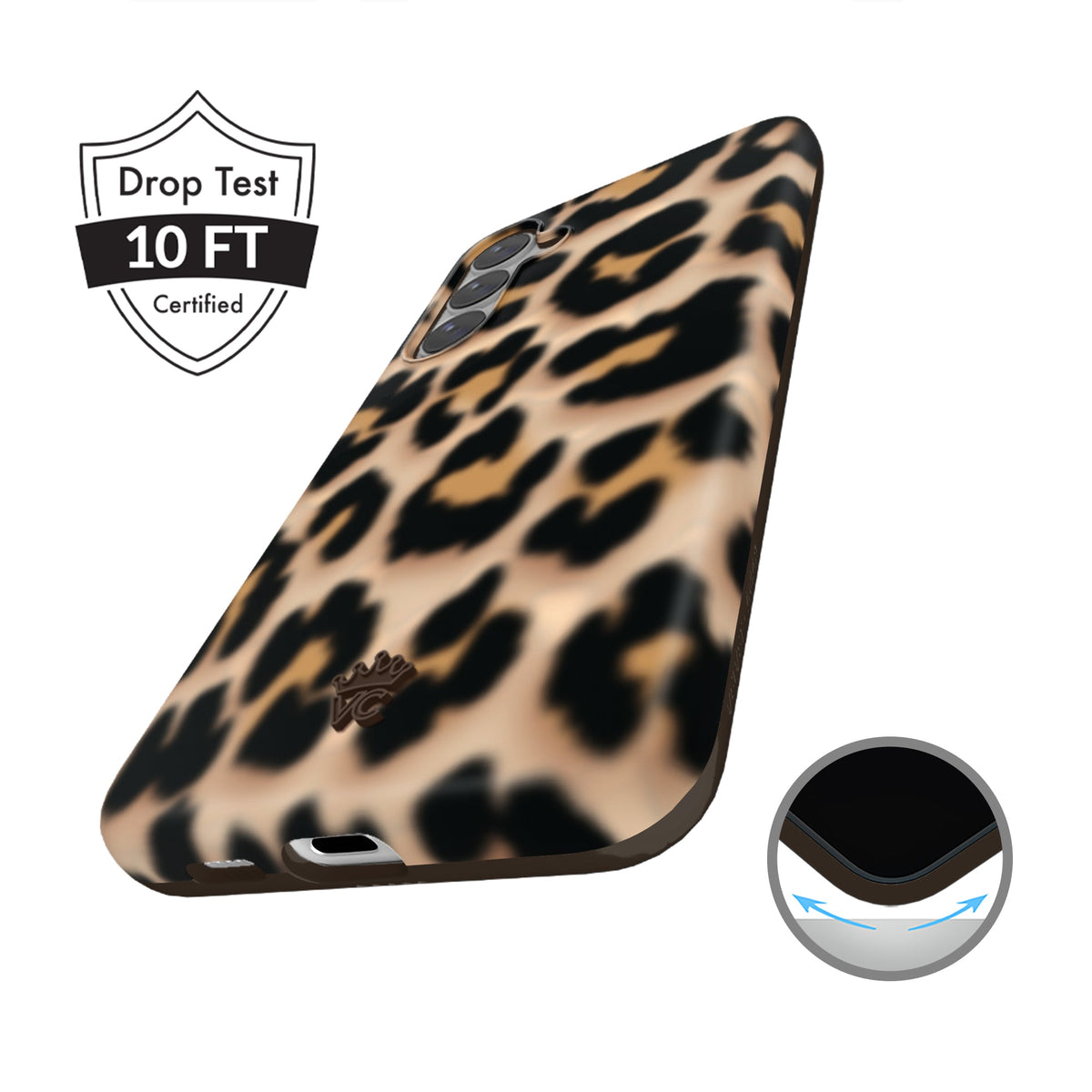 It Girl Blonde Leopard Samsung Case
