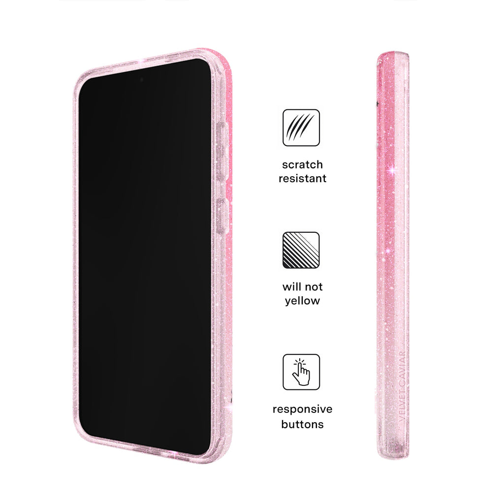 Lucky Kittens Glitter Samsung Case