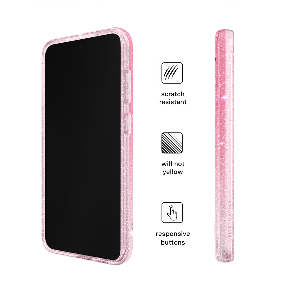 Lucky Kittens Glitter Samsung Case